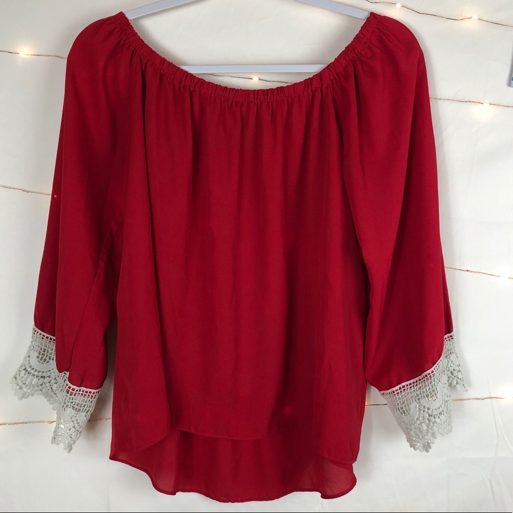 RED BLOUSE